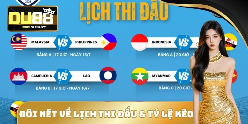 Đôi nét về Lịch thi đấu & tỷ lệ kèo tại DU88
